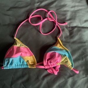 Roxy triangle bikini top